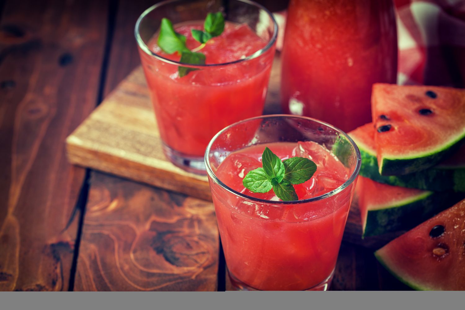 Watermelon Mint Cocktail.